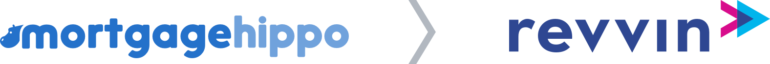 MortgageHippo and Revvin logos